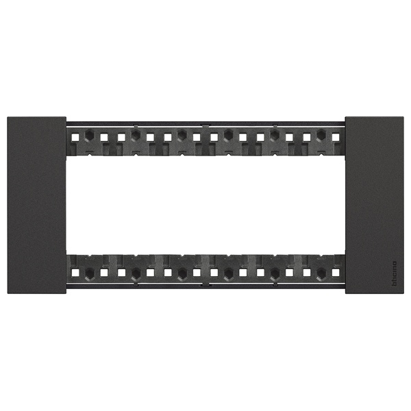 Рамка 6 модуля пластик BTicino Living Now черный