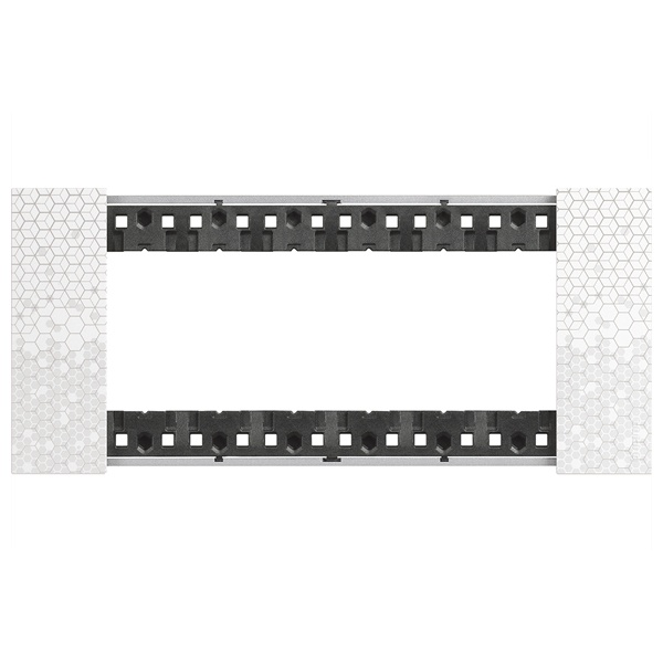 Рамка 6 модуля пластик BTicino Living Now цвет Пиксель