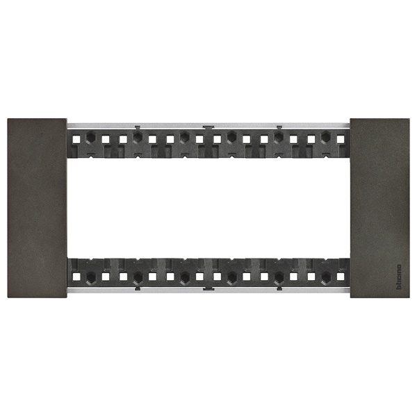 Рамка 6 модуля металл zamak BTicino Living Now цвет Космос