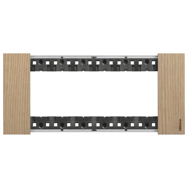 Рамка 6 модуля дерево BTicino Living Now цвет Дуб