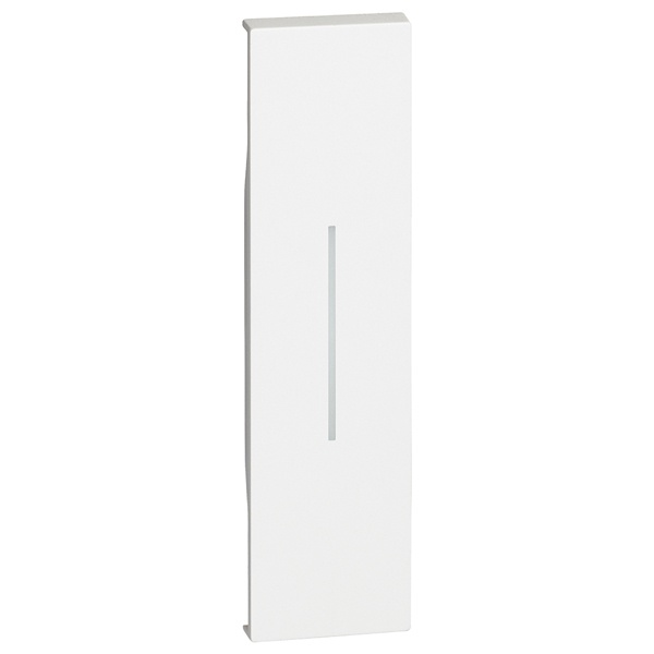 Лицевая панель для выключателей и переключателей 1 модуль BTicino Living Now белый