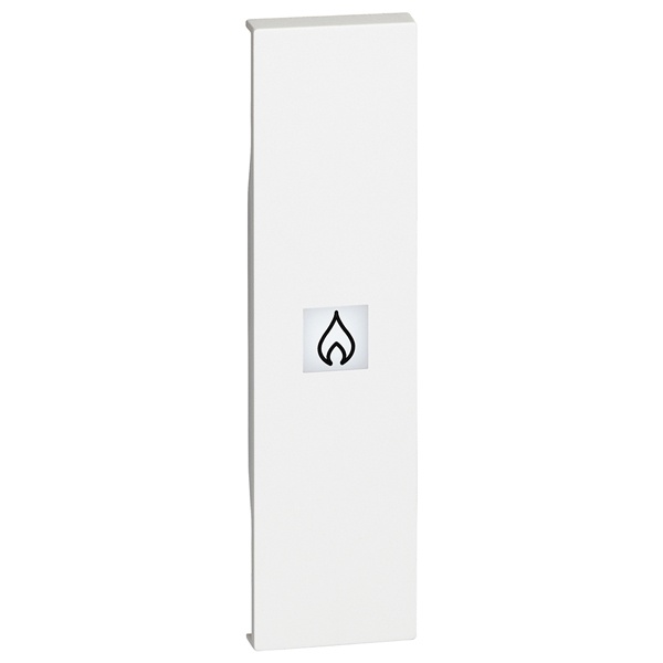 Лицевая панель с символом Нагреватель для выключателей 1 модуль BTicino Living Now белый