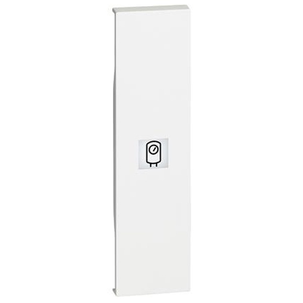 Лицевая панель с символом Бойлер для выключателей/переключателей 1 модуль BTicino Living Now белый