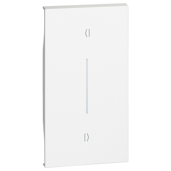 Лицевая панель для выключателей К4037 (вертикальное размещение) 2 модуля BTicino Living Now белый