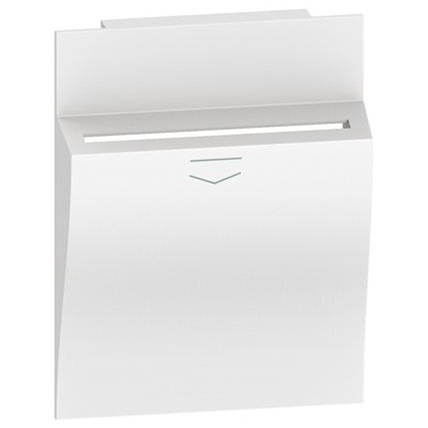 Лицевая панель для карточного выключателя К4549/К4548 2 модуля BTicino Living Now белый