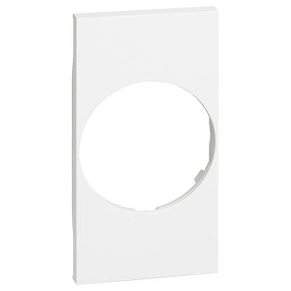 Лицевая панель для розеток 2К+З немецкого стандарта К_4141 2 модуля BTicino Living Now белый