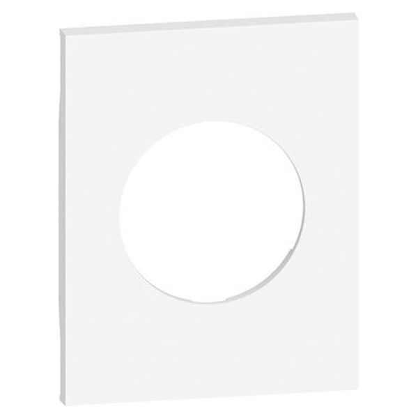 Лицевая панель для розеток 2К+З немецкого стандарта К_4141 3 модуля BTicino Living Now белый