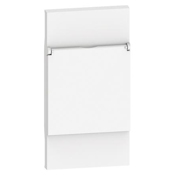 Лицевая панель с крышкой для розеток 2К+З немецкого стандарта К_4141 2м BTicino Living Now белый