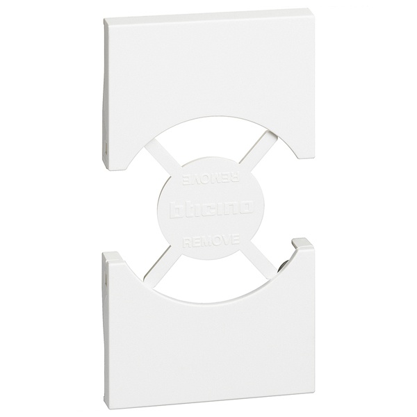 Лицевая панель для розеток 2К+З К_4140А16F 2 модуля BTicino Living Now белый