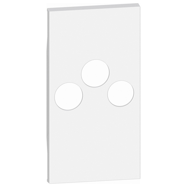 Лицевая панель для розеток TV-R-SAT K4210M2D 2 модуля BTicino Living Now белый