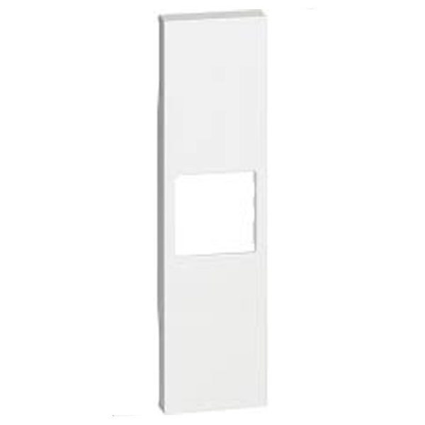 Лицевая панель для адаптеров Keystone RJ45 1 модуль BTicino Living Now белый
