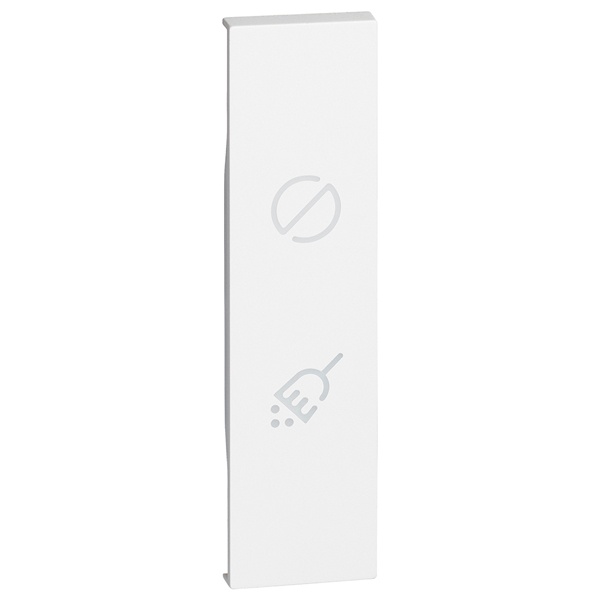 Лицевая панель для модуля индикации Уборка/Не беспокоить 1 модуль BTicino Living Now белый