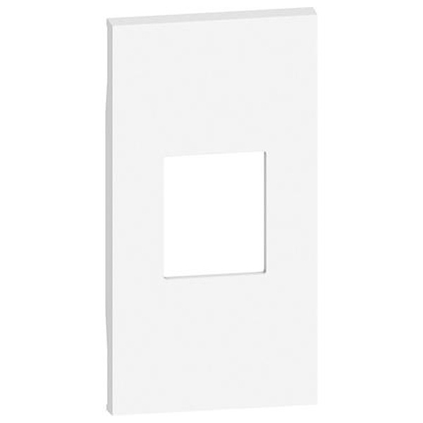 Лицевая панель для оптоволоконной розетки 2 модуля BTicino Living Now белый