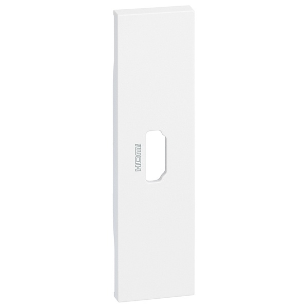 Лицевая панель для розетки HDMI 1 модуль BTicino Living Now белый