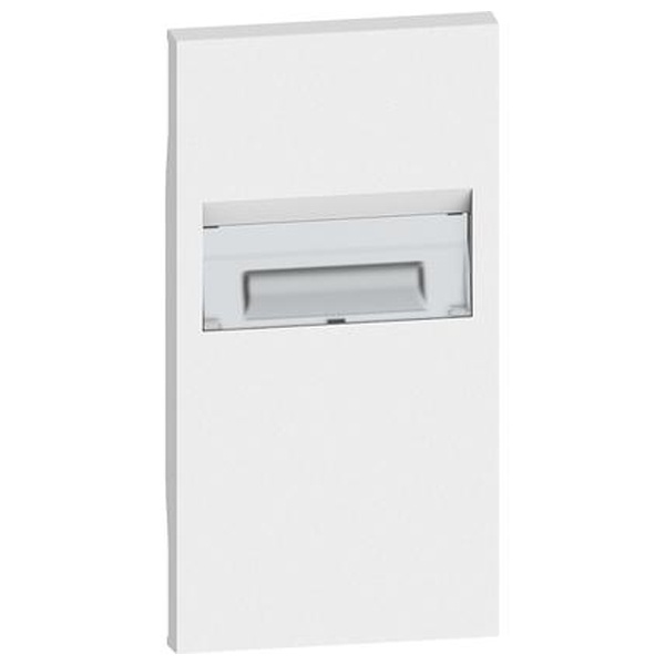 Лицевая панель для светильника подсветки 2 модуля BTicino Living Now белый