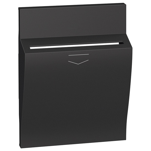 Лицевая панель для карточного выключателя К4549/К4548 3 модуля BTicino Living Now черный