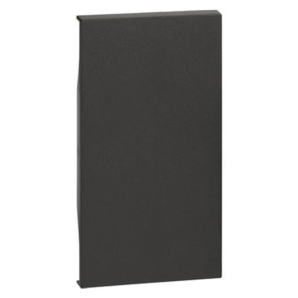 Лицевая панель для заглушек 2 модуля BTicino Living Now черный