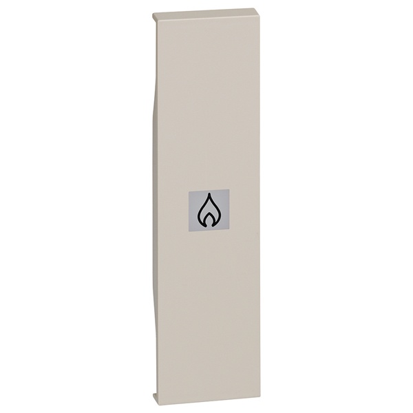 Лицевая панель с символом Нагреватель для выключателей 1 модуль BTicino Living Now песочный