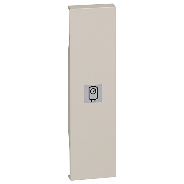 Лицевая панель с символом Бойлер для выключателей 1 модуль BTicino Living Now песочный
