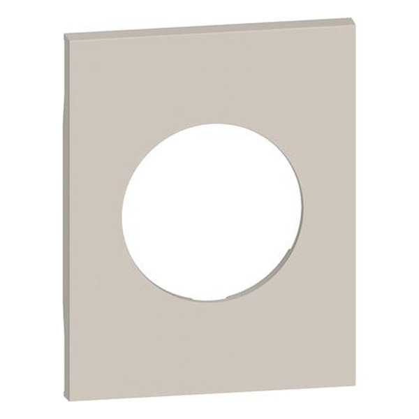 Лицевая панель для розеток 2К+З немецкого стандарта К_4141 3 модуля BTicino Living Now песочный