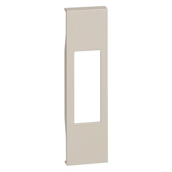 Лицевая панель для розеток итальянского стандарта К_4180 1 модуль BTicino Living Now песочный
