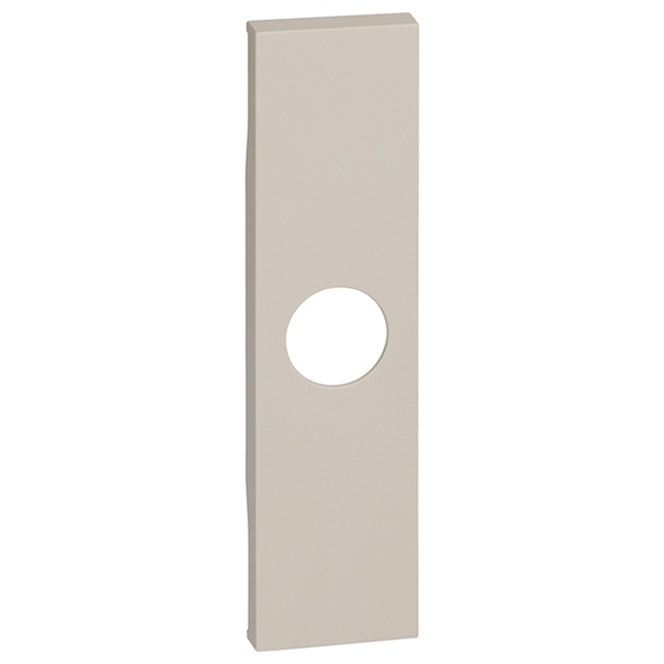 Лицевая панель для TV розеток и кабельных выводов с 1 отверстием 1м BTicino Living Now песочный