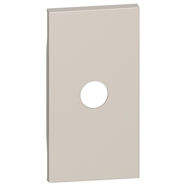 Лицевая панель для TV розеток и кабельных выводов с 1 отверстием 2м BTicino Living Now песочный