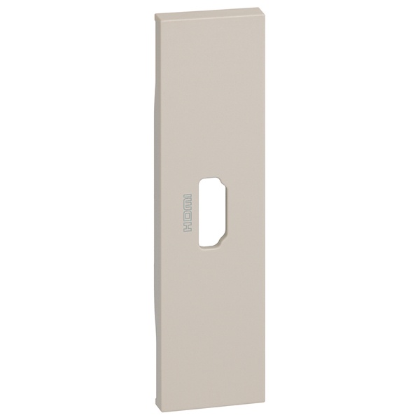 Лицевая панель для розетки HDMI 1 модуль BTicino Living Now песочный