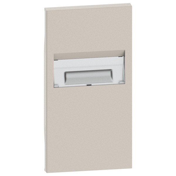 Лицевая панель для светильника подсветки 2 модуля BTicino Living Now песочный