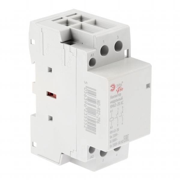 Контактор модульный ЭРА PRO NO-902-296 КМ63-20 63А 2NO 2 модуль катушка 230В AC