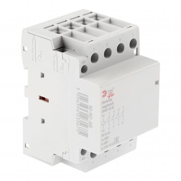 Контактор модульный ЭРА PRO NO-902-300 КМ40-40 40А 4NO 3 модуль катушка 230В AC