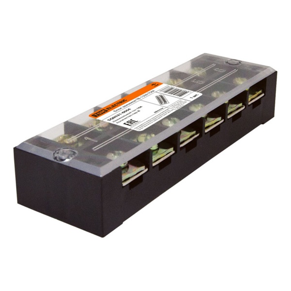 Блок зажимов TDM ТВ-1506 до 1,5 мм2 15A 6 клеммных пар