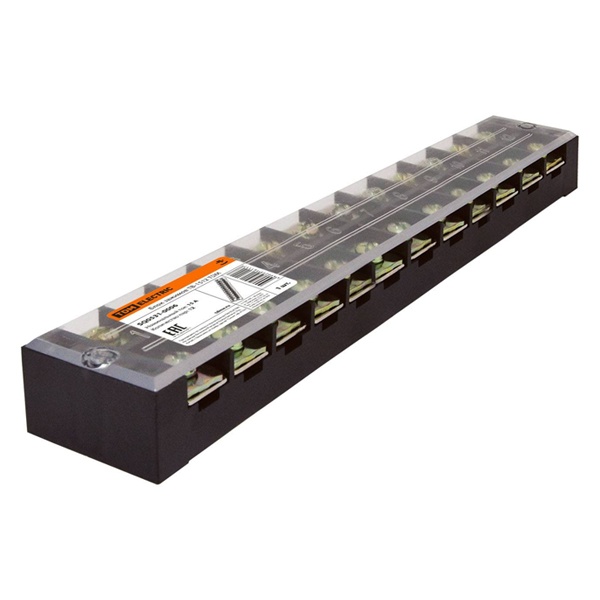 Блок зажимов TDM ТВ-1512 до 1,5 мм2 15A 12 клеммных пар