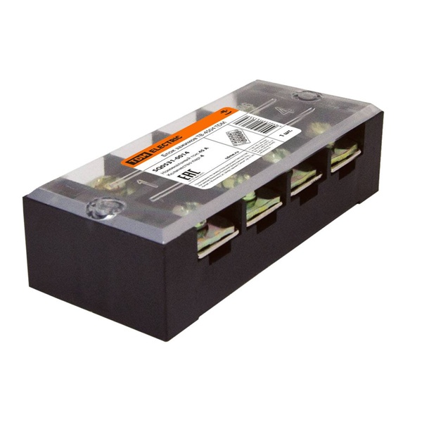 Блок зажимов TDM ТВ-2504 до 2,5 мм2 25A 4 клеммные пары