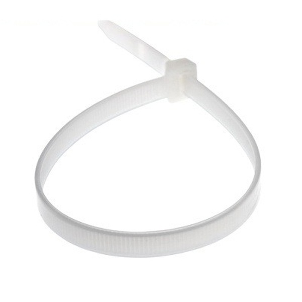 Хомут-стяжка кабельная Rexant нейлоновая 100x2,5 мм белая [упаковка 100шт]