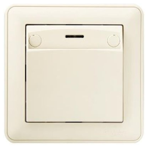 Карточный выключатель без задержки отключения SE W59 16А, в сборе, слоновая кость (бежевый)