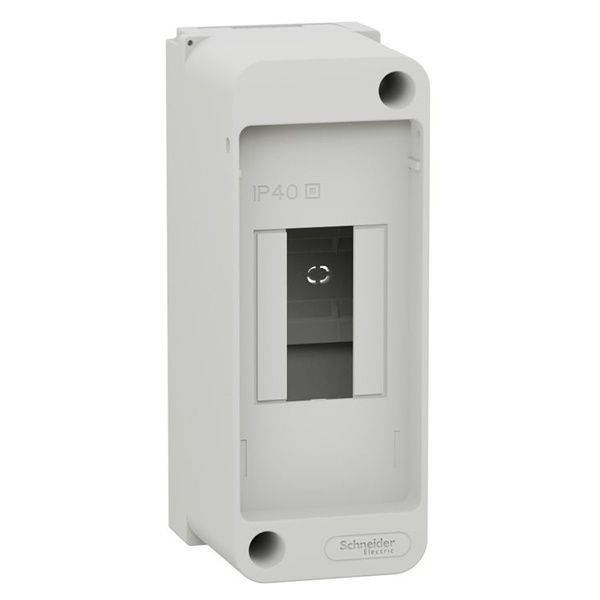 Щиток навесной SE City9 Box 2 модуля без дверцы белый (Easy9 XS)