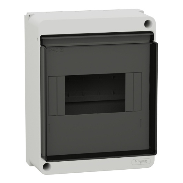 Щиток навесной SE City9 Box 6 модулей с прозрачной дверцей белый (Easy9 XS)