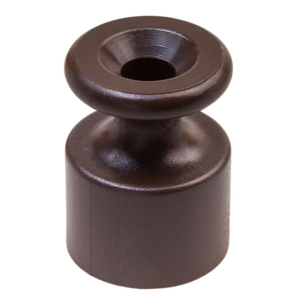 Изолятор Bironi пластиковый коричневый [упак. 100шт]