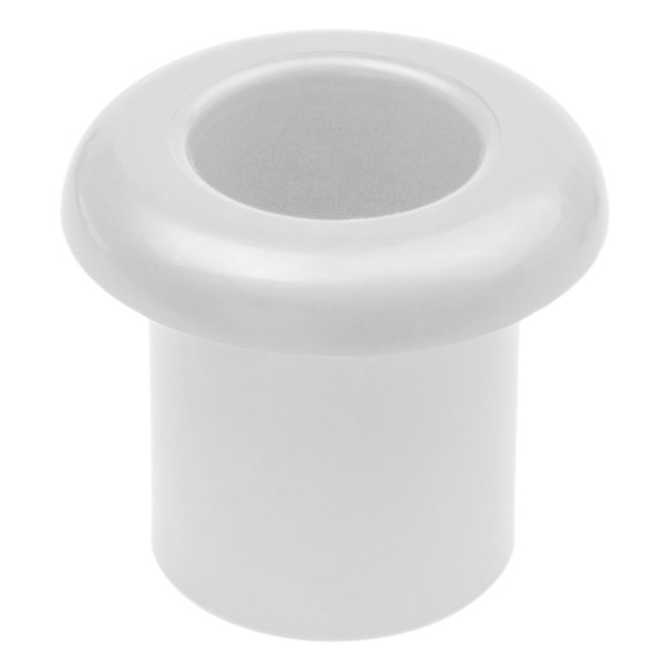 Втулка Bironi проходная через стену пластиковая белый [упак. 20шт]