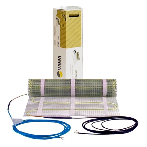 Теплый пол Veria Quickmat-150 нагревательный одножильный мат 1-c 1500вт 10,0м2
