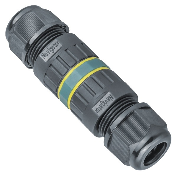 Коннектор Navigator 82 834 NTB-I03-3P-IP68 I-образный 3 pin