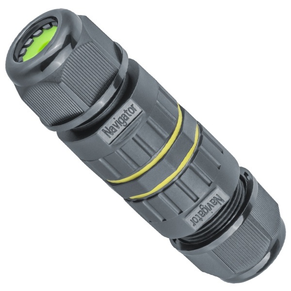 Коннектор Navigator 82 837 NTB-I02-3P-IP68 I-образный 3 pin