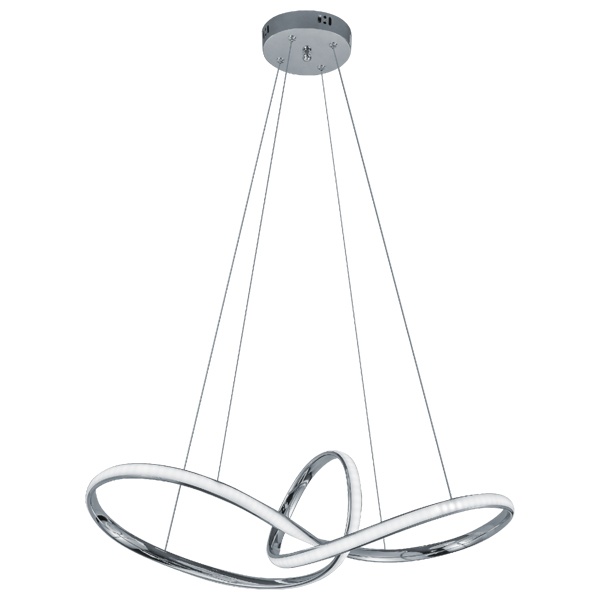 Подвесной светодиодный светильник Navigator NLF-P-003-01 33W 4500K 2640Lm хром 620x180x1680mm