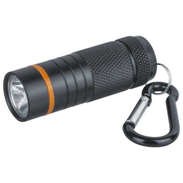Фонарь Navigator 82 314 NPT-KC08-BL-4LR44 брелок алюминий 1LED 1W черный