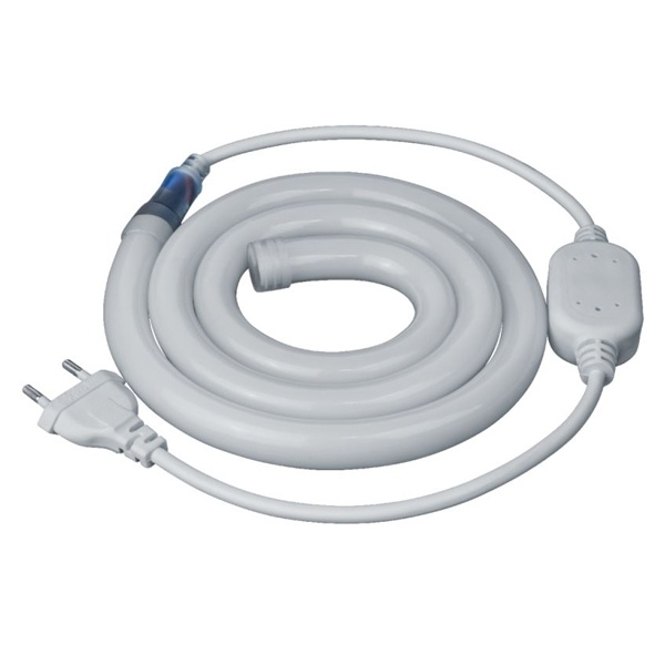 Светодиодная неоновая лента 14 447 NLS-2835B120-9-IP67-220V-NEONLED360 9W (бухта 20m) синий