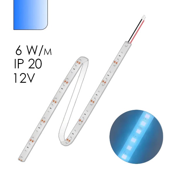 Светодиодная лента Navigator 14 473 NLS-2835BST72-6-IP20-12V 6W синий (гнется в любой плоскости)