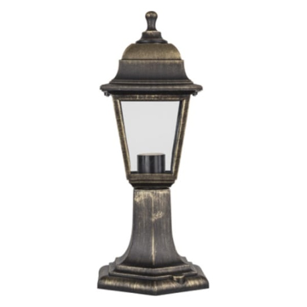 Светильник Navigator 80 469 NOF-PG31-002-IP44-E27 max60W пластик четырехгранник на постамент бронза