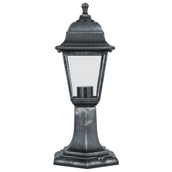 Светильник Navigator 80 471 NOF-PG31-004-IP44-E27 max60W пластик четырехгранник на постамент серебро