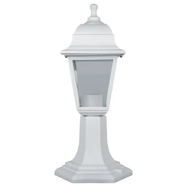 Светильник Navigator 80 472 NOF-PG31-005-IP44-E27 max60W пластик четырехгранник на постамент белый